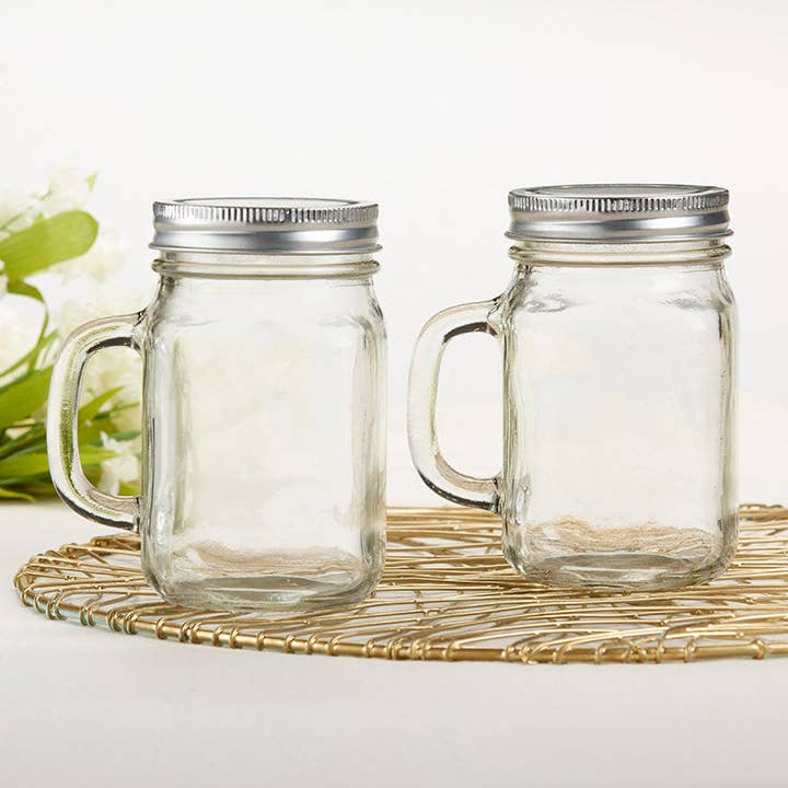 12 Oz. Mason Jar w/lid