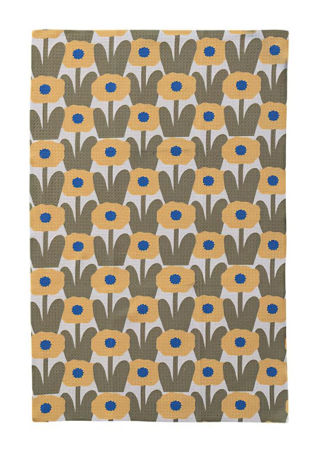 Printed Recycled Microfiber Tea Towel