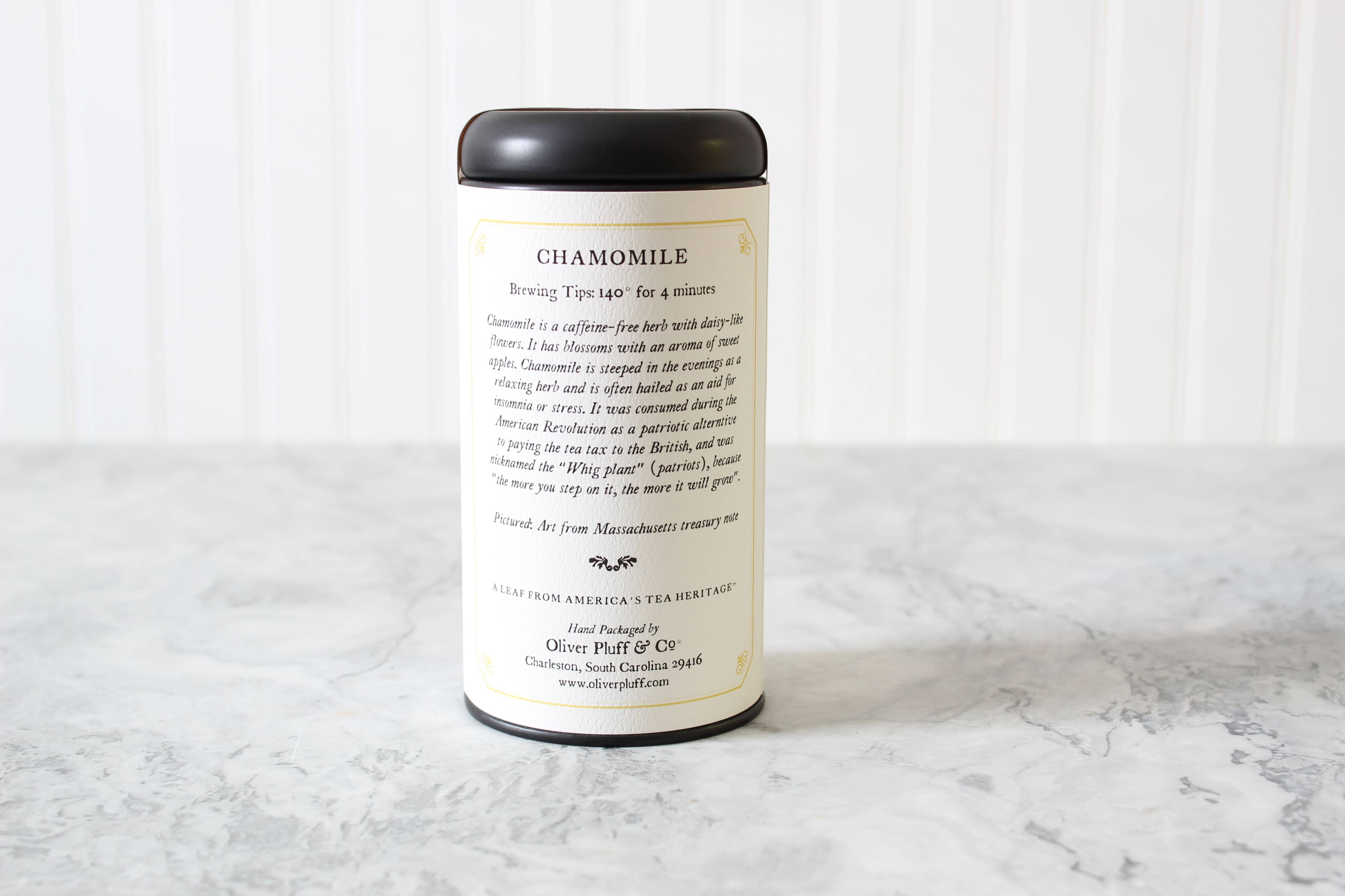 Chamomile Tea - Caffeine Free 20 Teabags in Signature Tea Tin