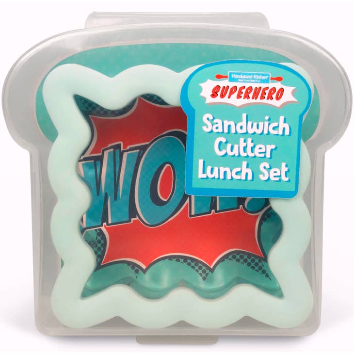 Superhero Sandwich Cutter Lunch Set