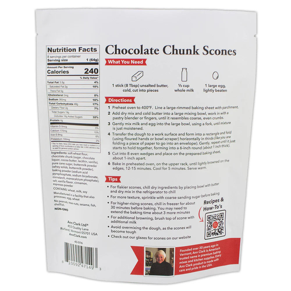 Ann Clark Traditional Scone Mix-Chocolate Chunk