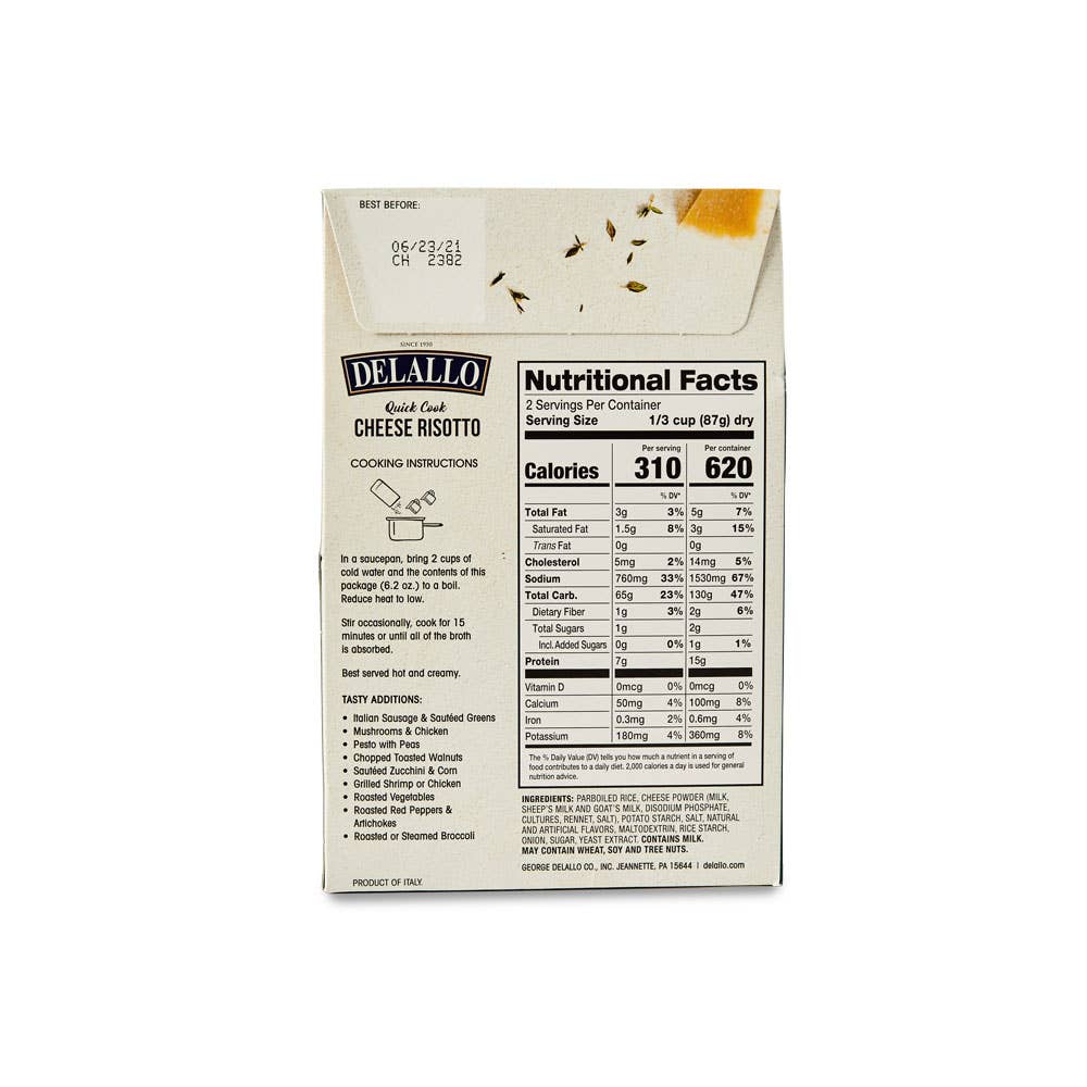 Cheese Risotto (Quick Cook)