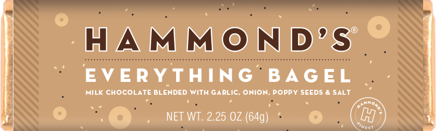 Hammond's Everything Bagel Milk Chocolate Bar