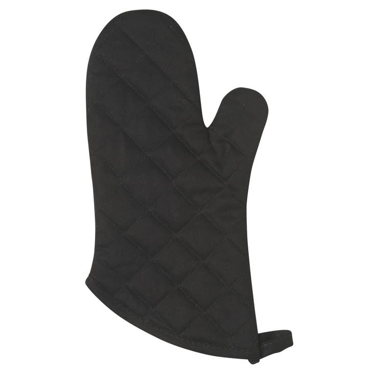 Superior Potholder Oven Mitts- Black