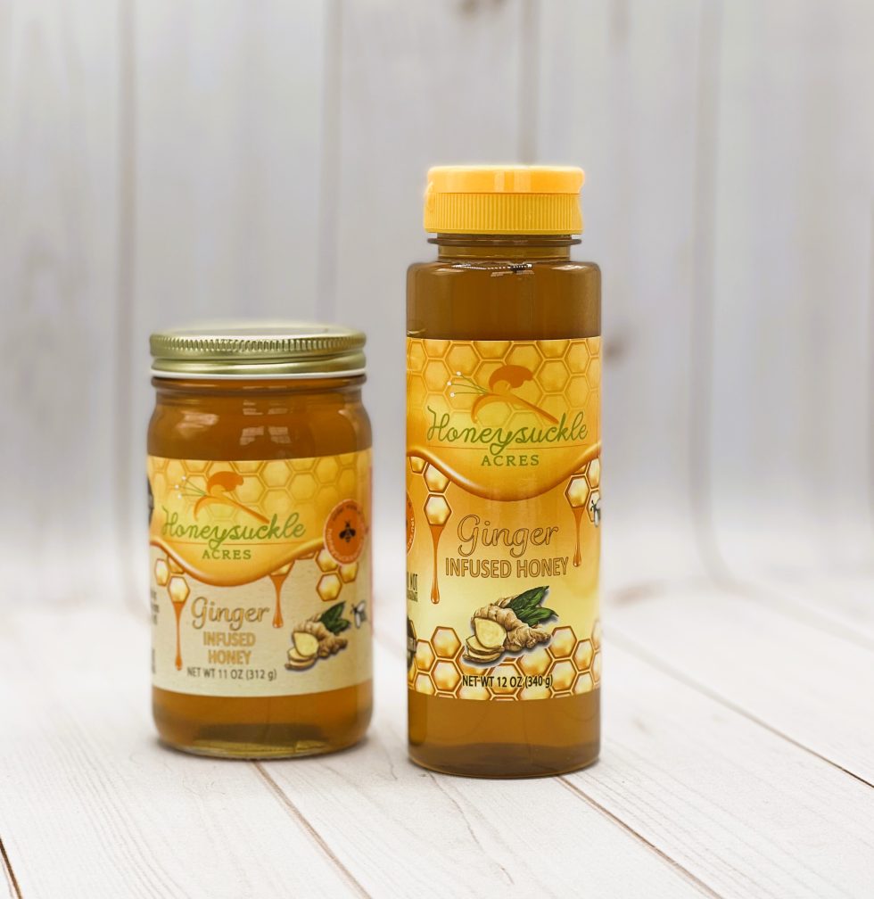 Honeysuckle Acres Ginger Infused Honey