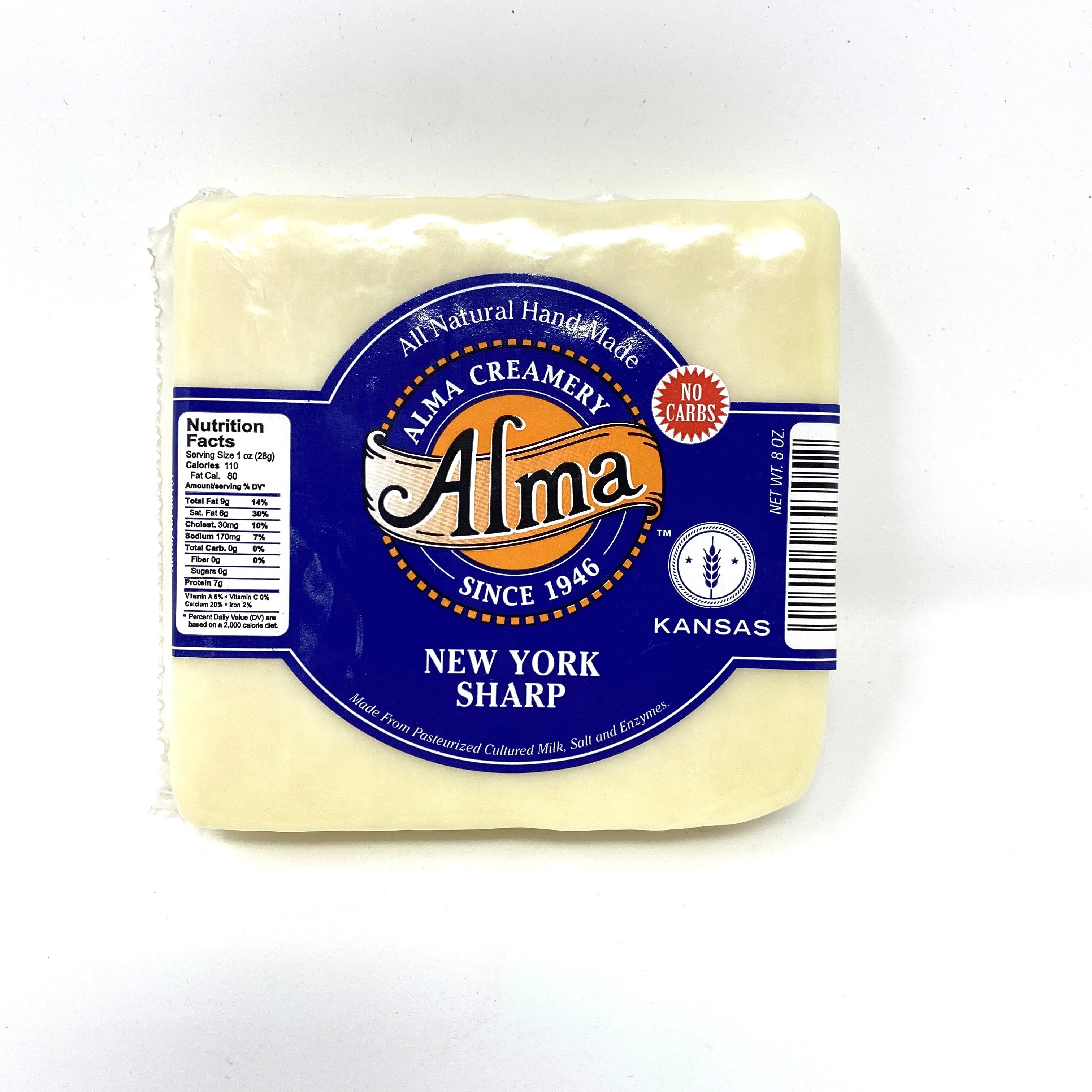 Alma Creamery New York Sharp Cheddar Cheese