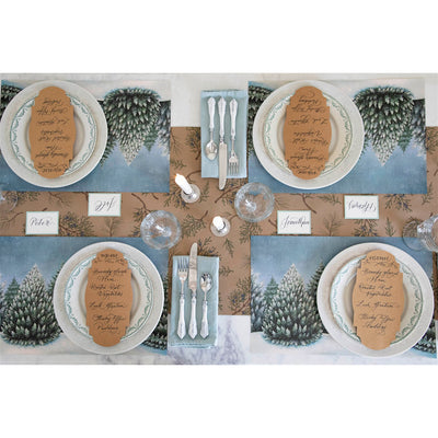 Hester & Cook Juniper Sprigs on Kraft Table Runner