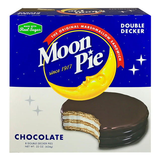 Moon Pie Double Decker Chocolate Marshmallow Sandwich, 9 Count