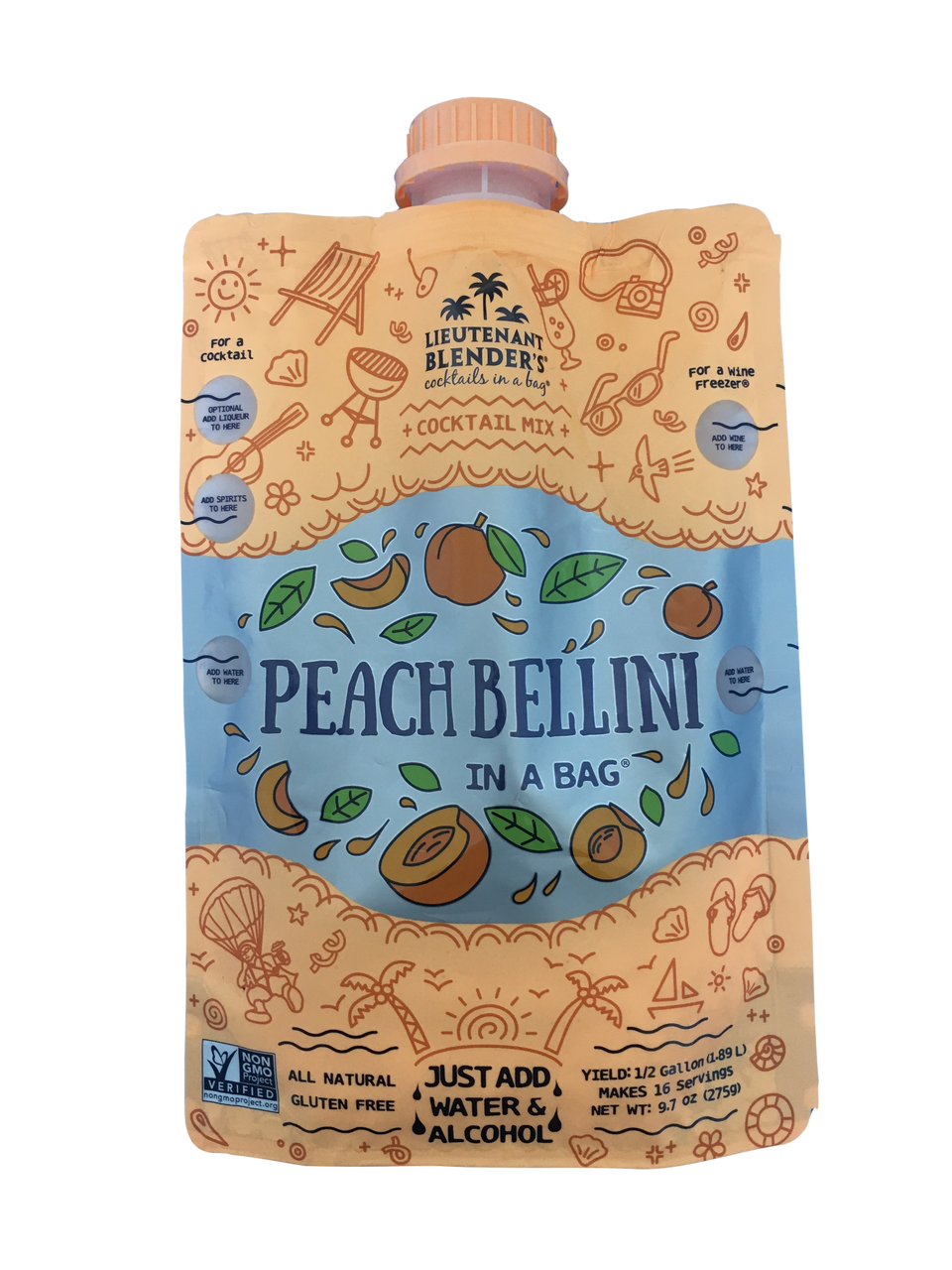 Peach Bellini in a Bag Mix