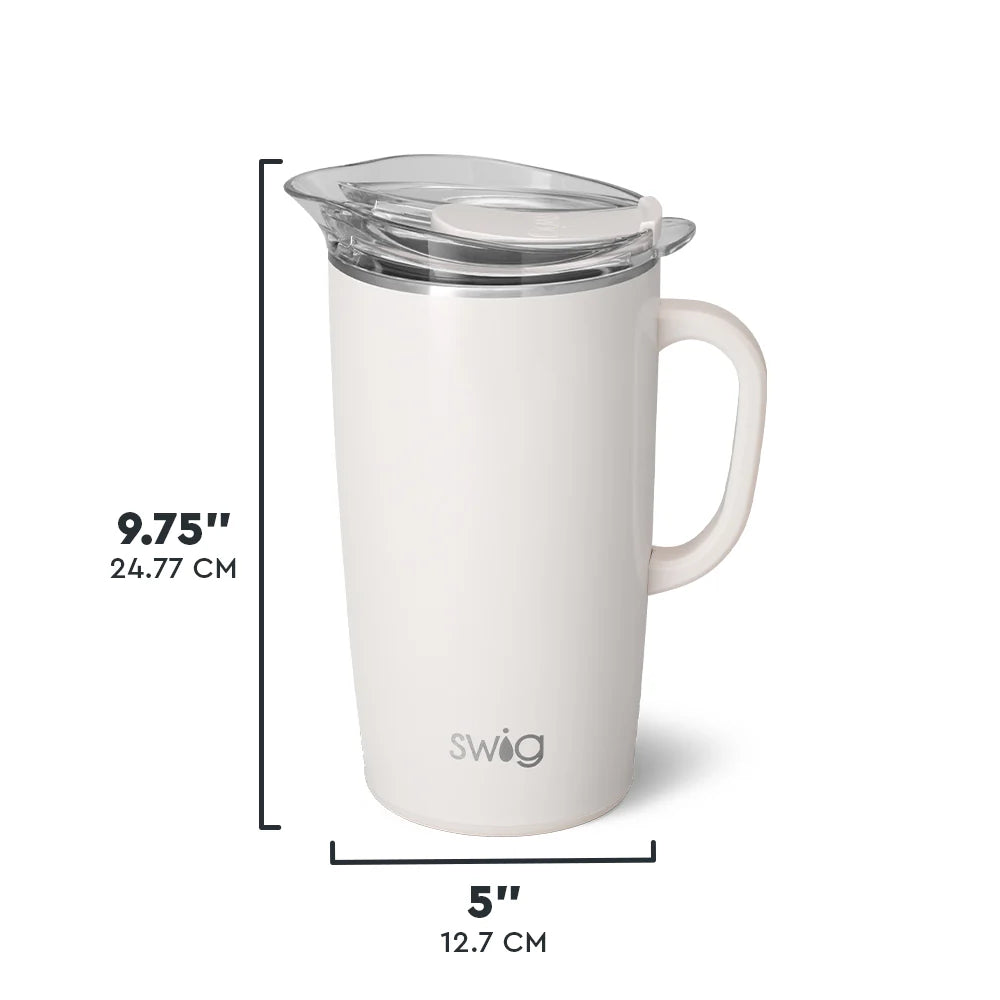 SWIG Shimmer Pearl Party Pitcher 64oz
