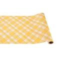 Yellow Plaid Table Runner