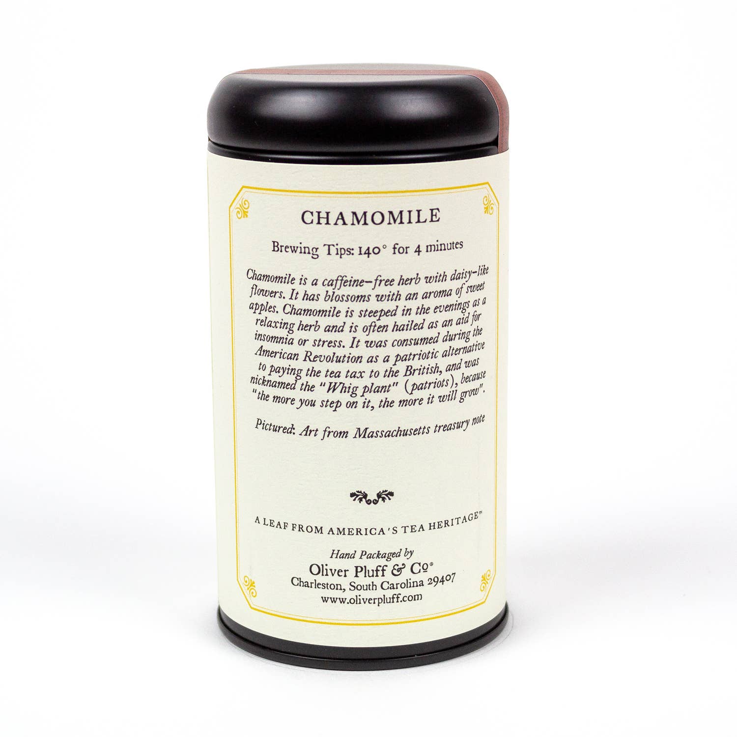 Chamomile Tea - Caffeine Free 20 Teabags in Signature Tea Tin