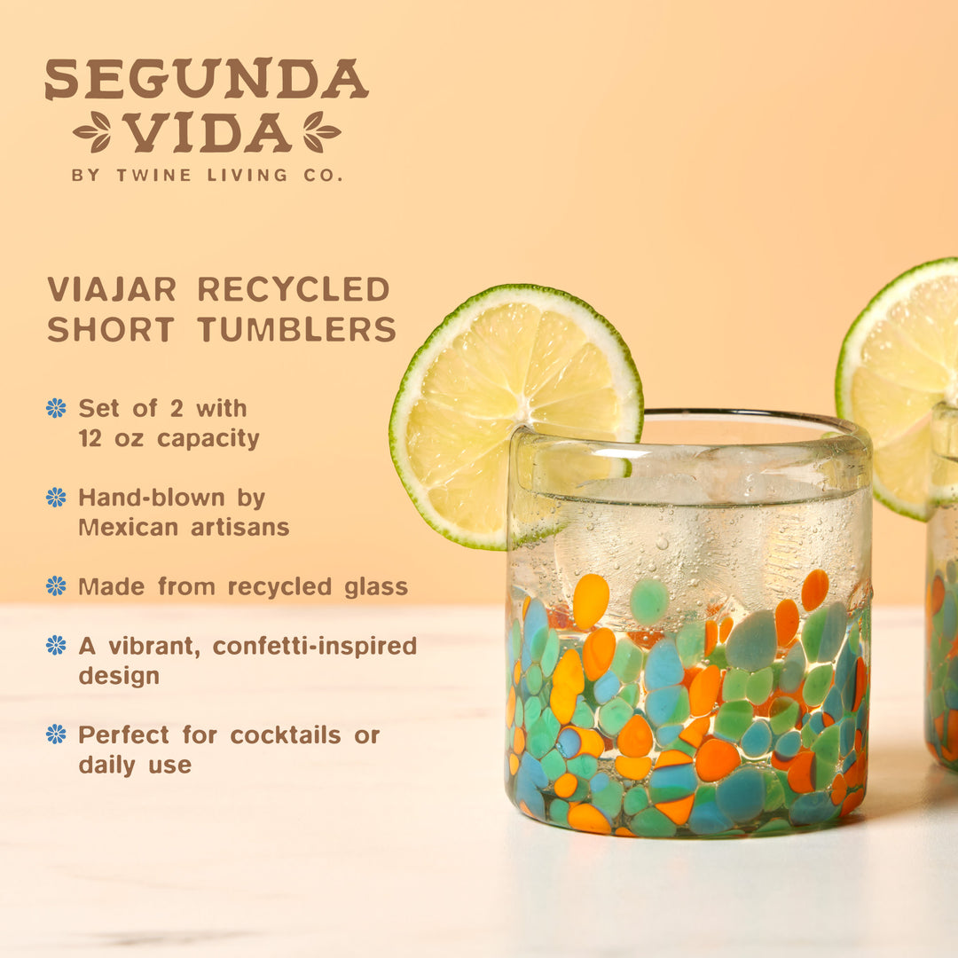 Viajar Short Recycled Tumbler Set of 2