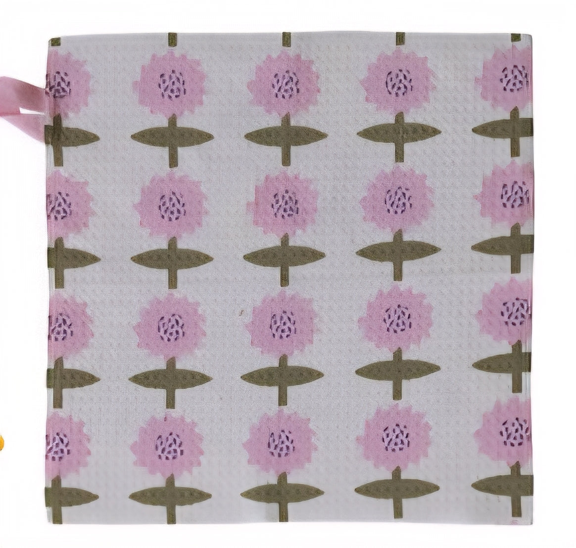 Square Printed Recycled Dish Cloth - Assorted 10 1/2"