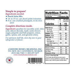 Country Home Creations Peach Salsa Mix