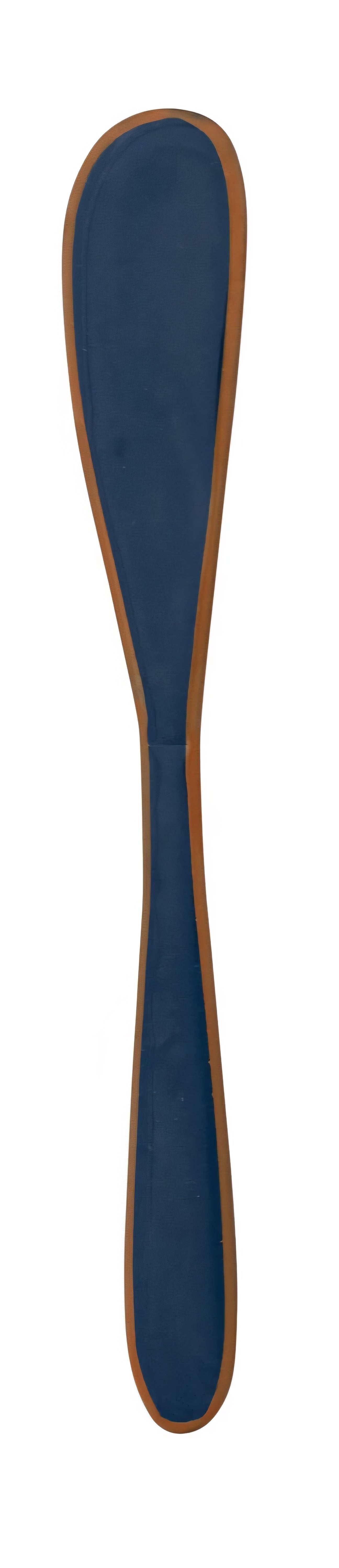 Enameled Stainless Steel Canape Knife with Colored Edge, 3 Colors