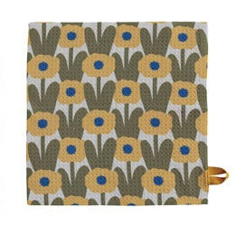 Square Printed Recycled Dish Cloth - Assorted 10 1/2"