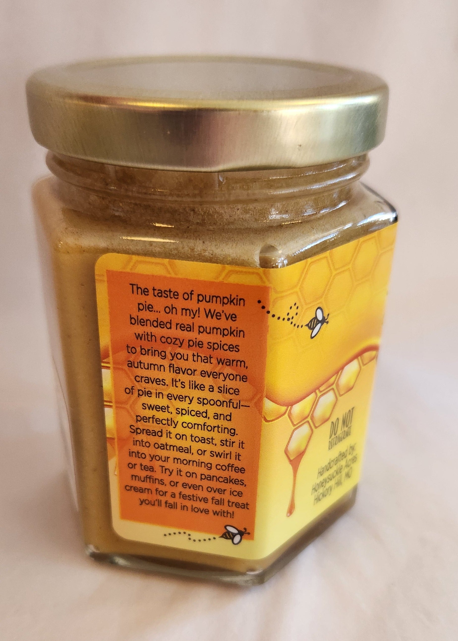 Honeysuckle Acres Creamed Pumpkin Spice Honey