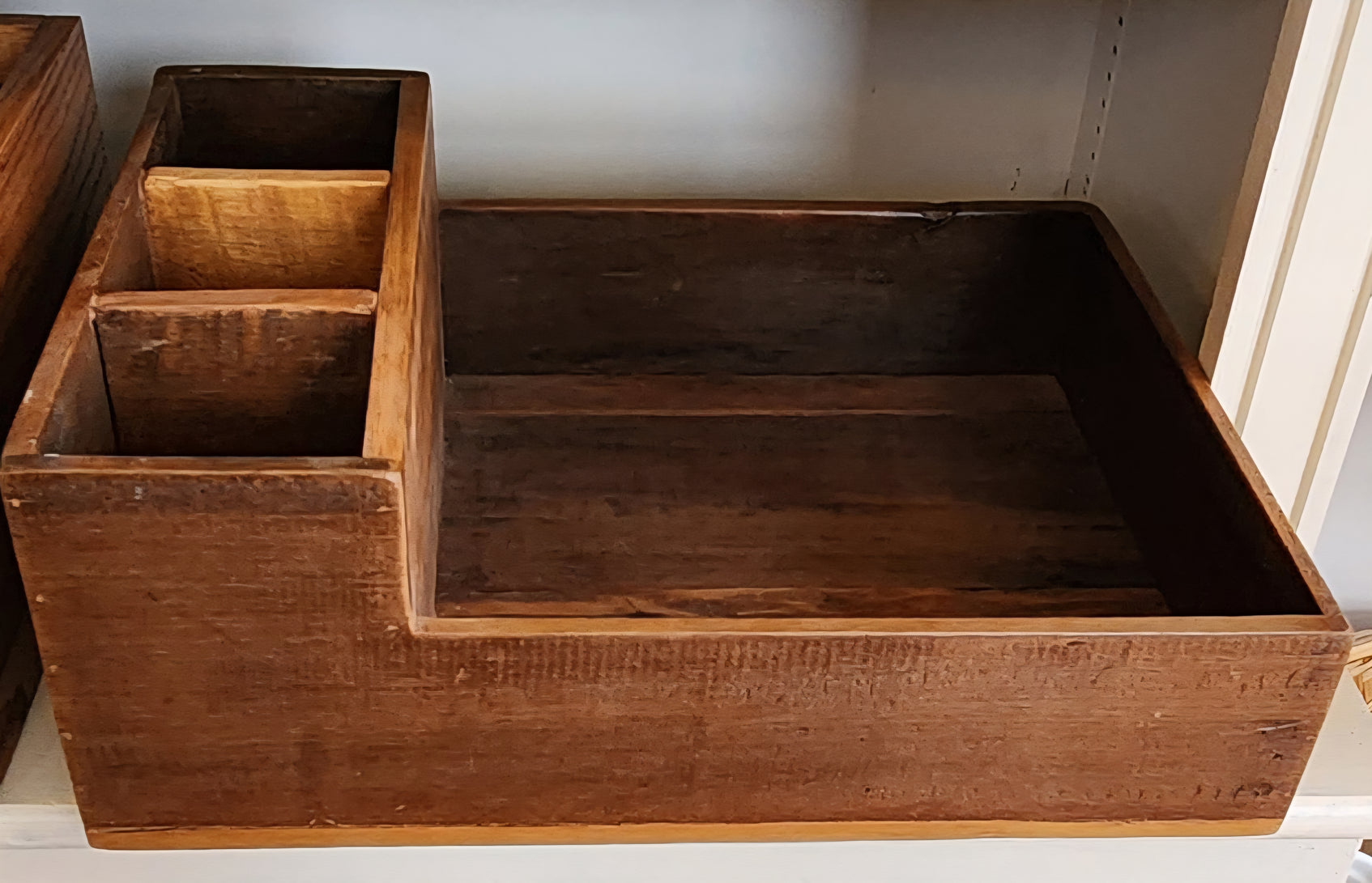Reclaimed Wood Utensil and Plate Holder
