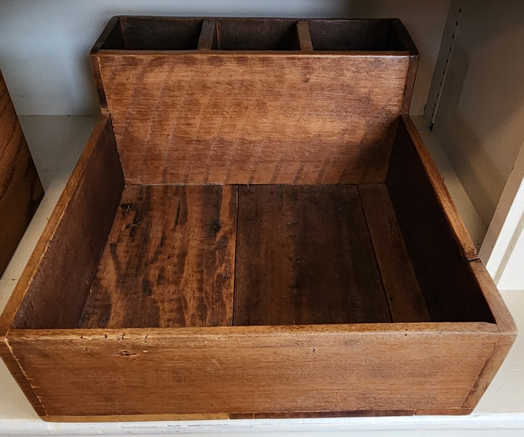 Reclaimed Wood Utensil and Plate Holder