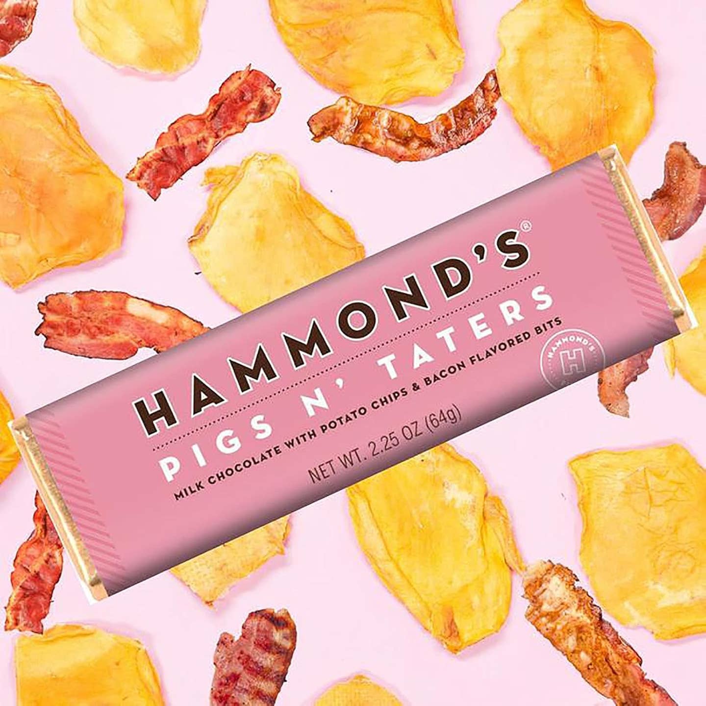 Milk Chocolate - Pigs N' Taters -Candy Bar 2.25 oz