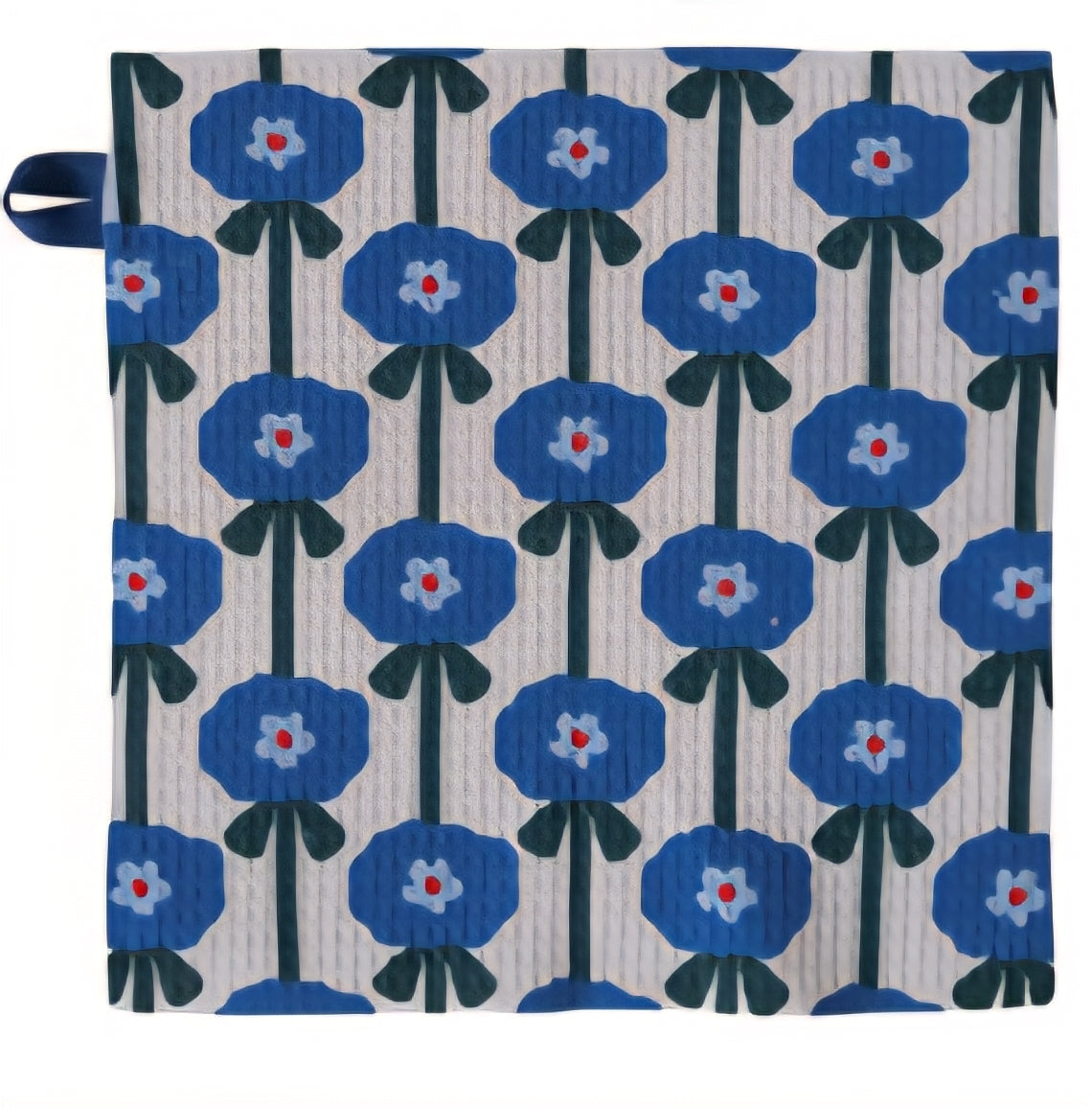 Square Printed Recycled Dish Cloth - Assorted 10 1/2"