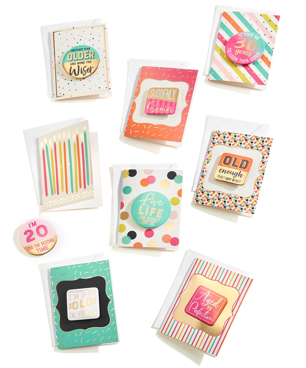 Birthday Card with Pin