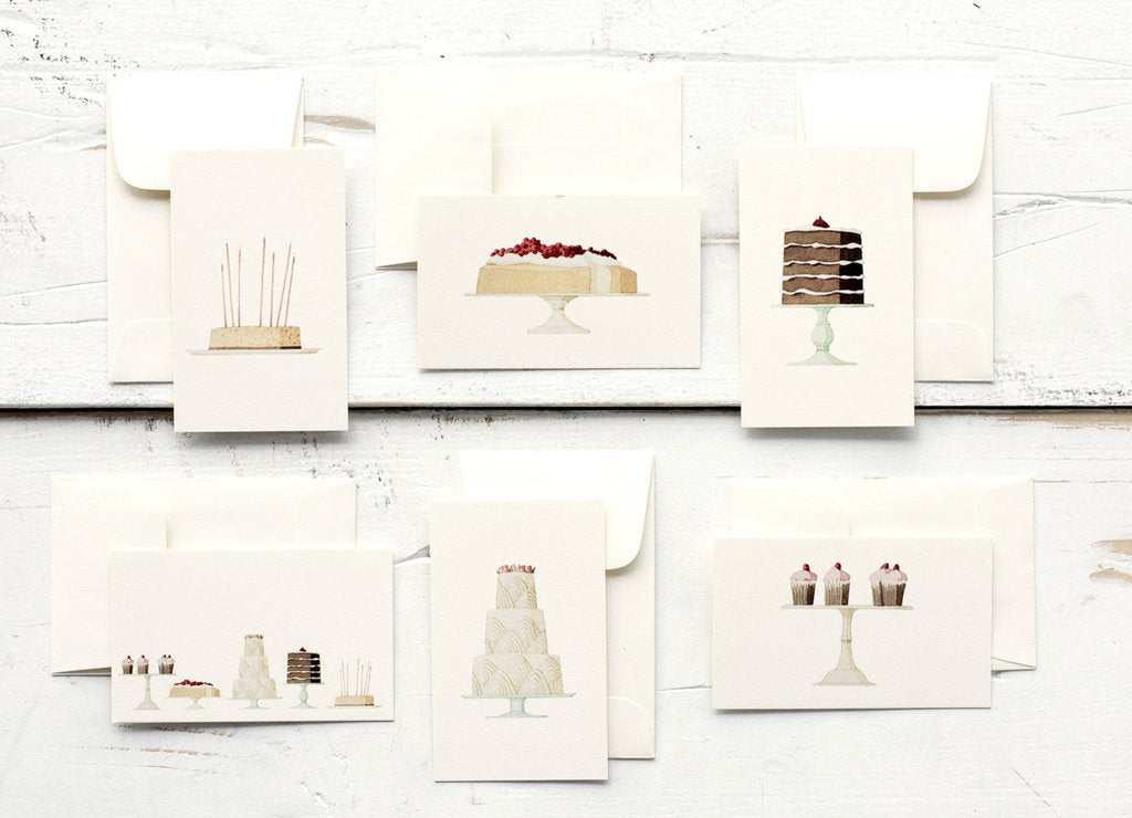 Enclosure cards 'Cake'