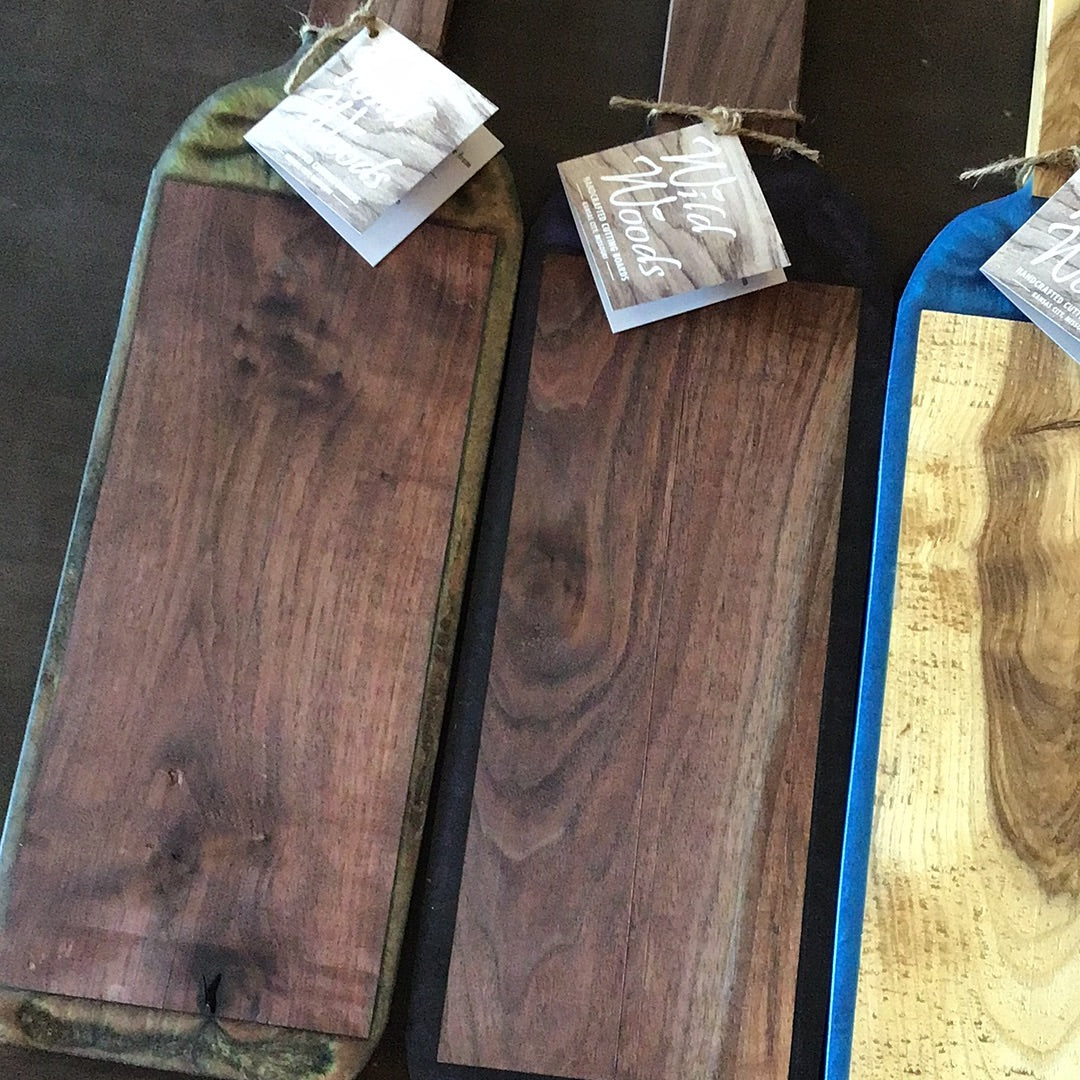 Wild Woods Walnut Wine Bottle Boards