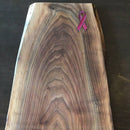Wild Woods Walnut Breast Cancer Ribbon Board