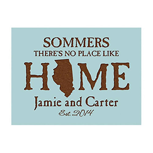 Blue Rectangle Sign - Customizable