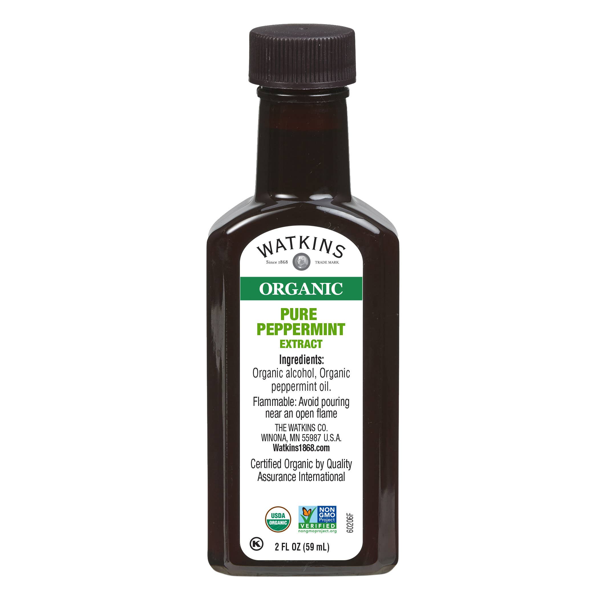 Organic Pure Peppermint Extract 2 fl oz