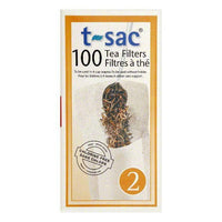 T Sac Size 2 Tea Filters, 100 ea