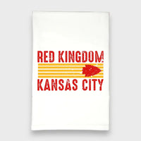 Kansas City Chiefs Red Kingdom Tea Towel