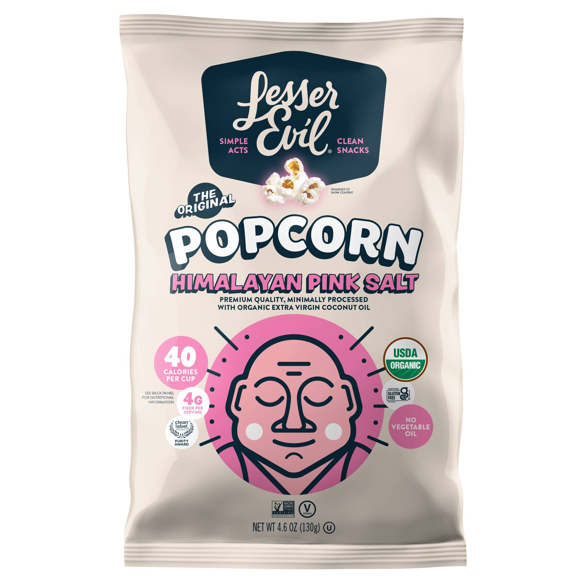 Organic Popcorn, Himalayan Pink 4.6 oz
