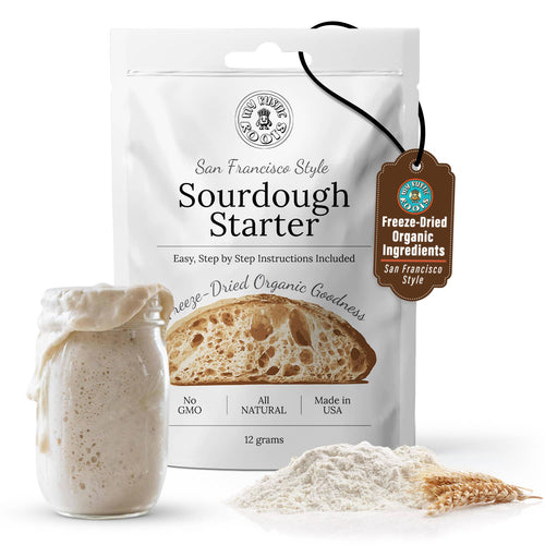 Organic Non-GMO, Freeze Dried, Sourdough Starter (12 grams)