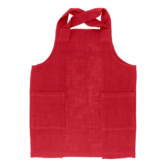 Cotton Baker’s Smock Apron, Red | Mrs. Anderson’s Baking
