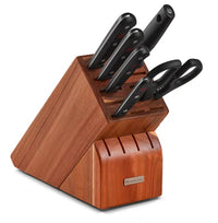 Wusthof Gourmet Seven Piece Block Set-Acacia