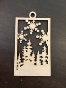 Die Cut Wood Ornaments