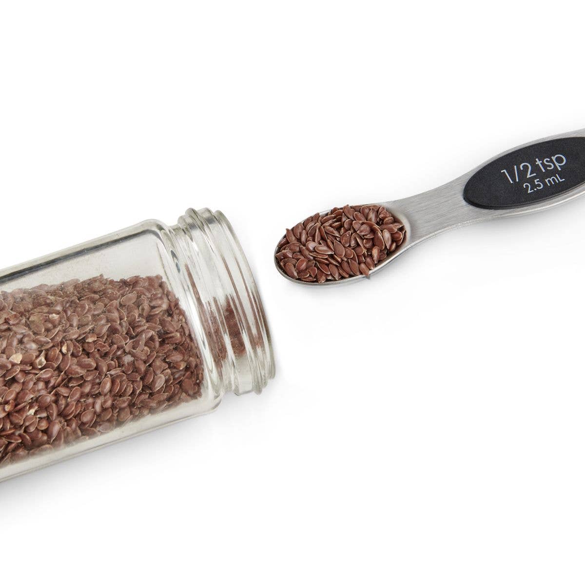 Magnetic Measuring Spoons – Dual-Sided with Leveler