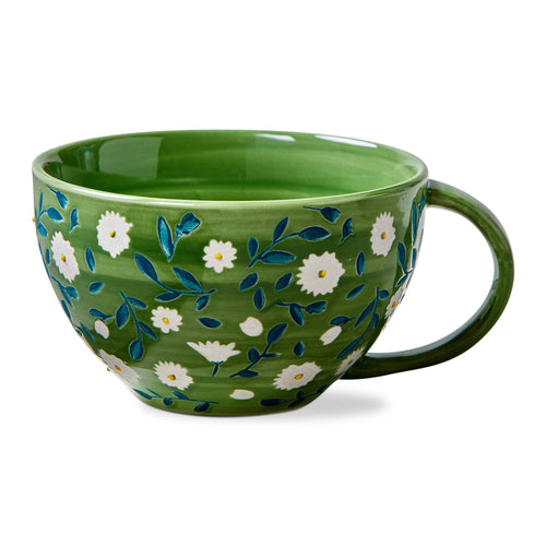 Louise Latte Mug - Sage Stoneware