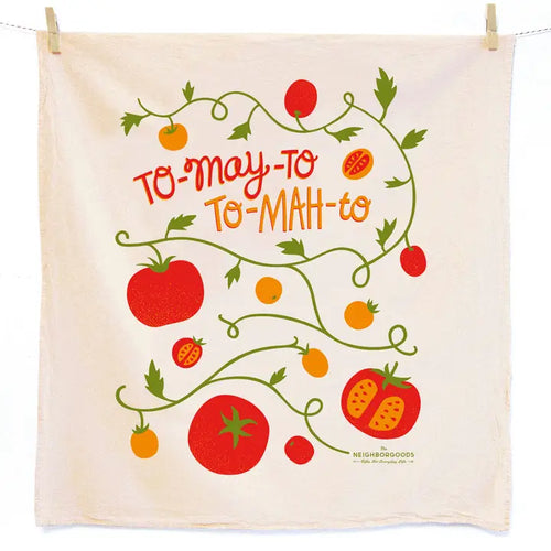 Tomato Basil - Tea Towel Set of 2