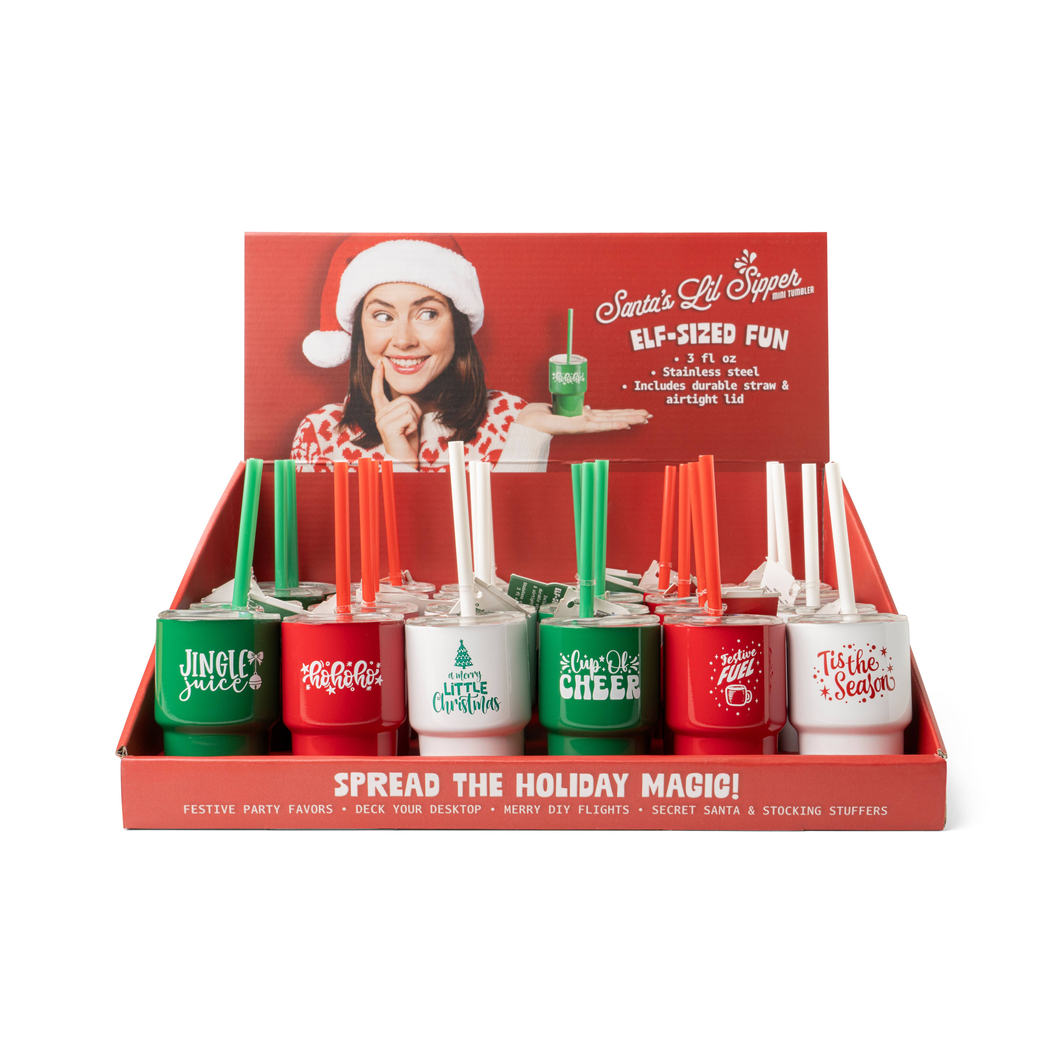 Santa's Lil' Sipper Mini Tumbler