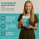 Organic, Non GMO GLUTEN FREE Sourdough Starter 12 gram.