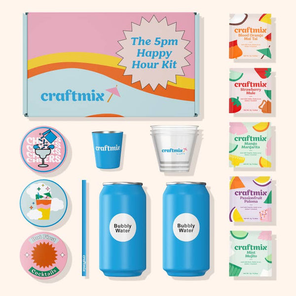 Craftmix 5PM Happy Hour Kit - For Cocktails/Mocktails
