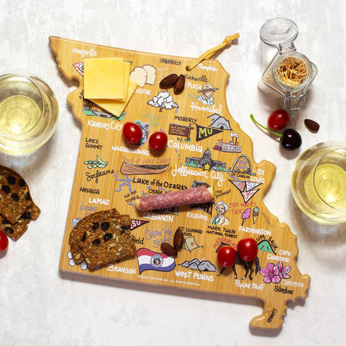 Missouri Cutting Board with Artwork by Fish Kiss™