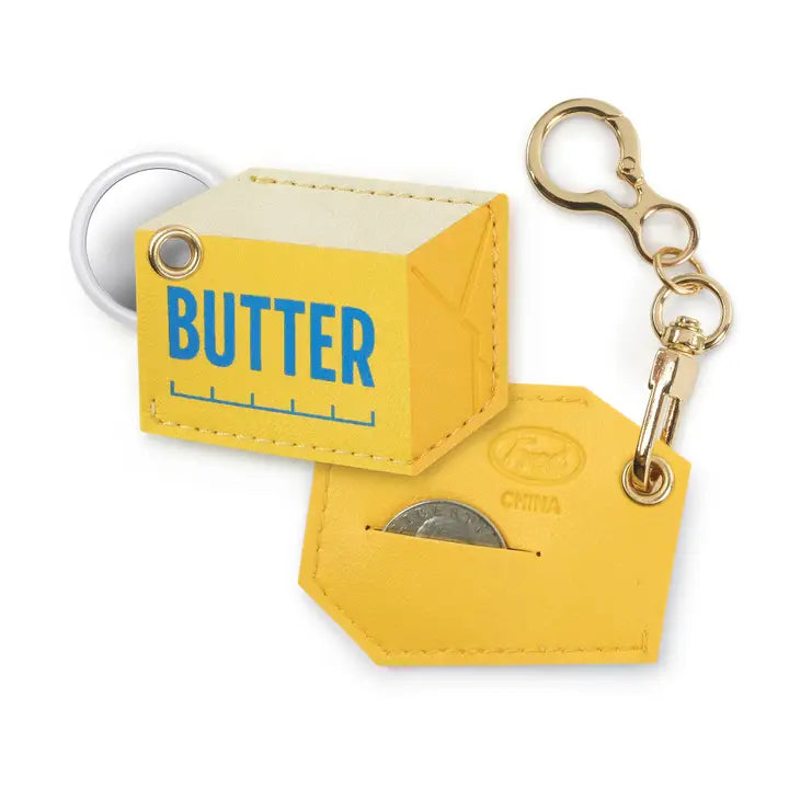 Butter - Little Charmer Bag Charm, Airtag & Quarter Holder