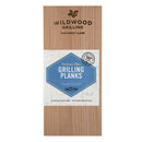 Pack of Wildwood Grilling Northwest Alder grilling planks on a white background