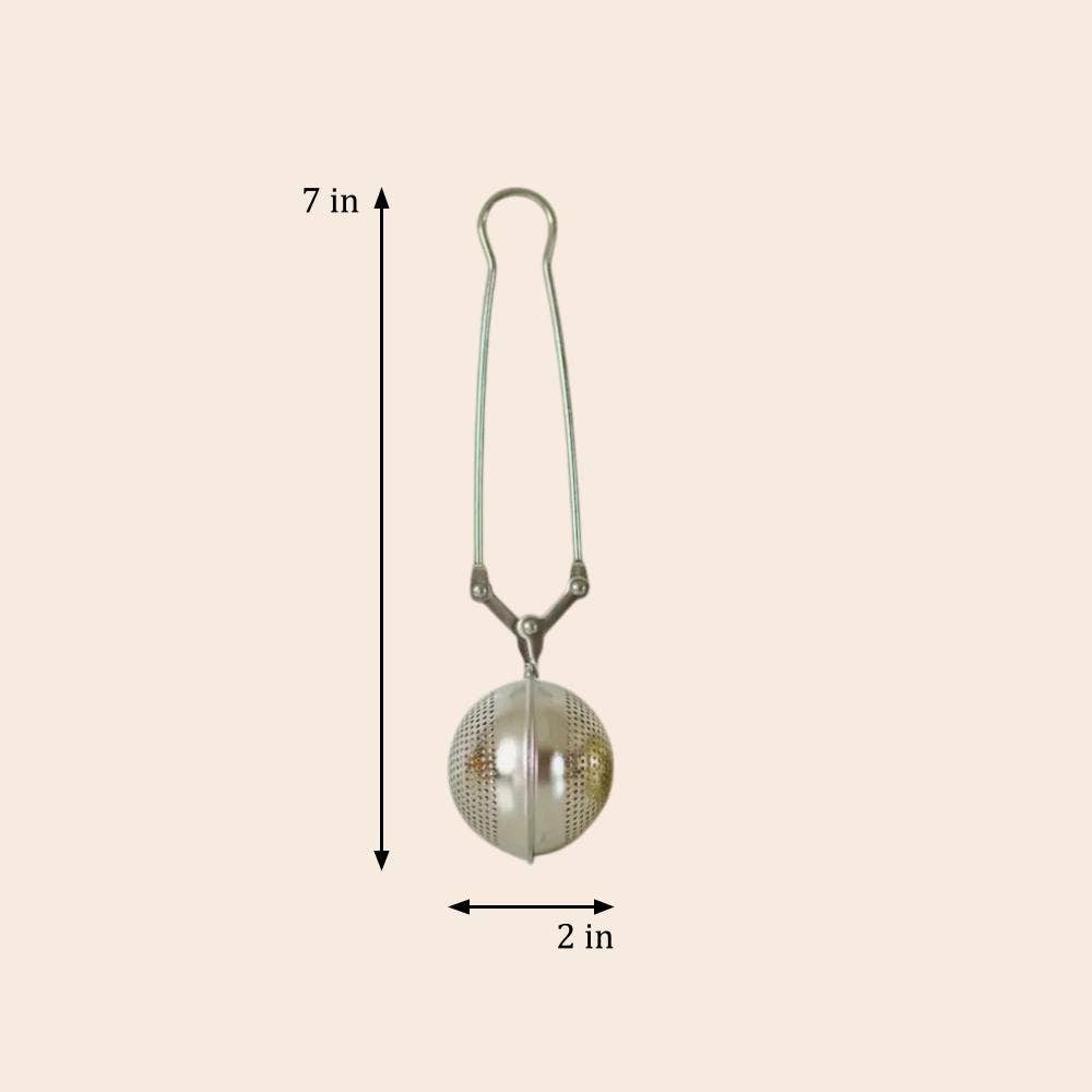 Stainless Steel Tea Strainer - Black