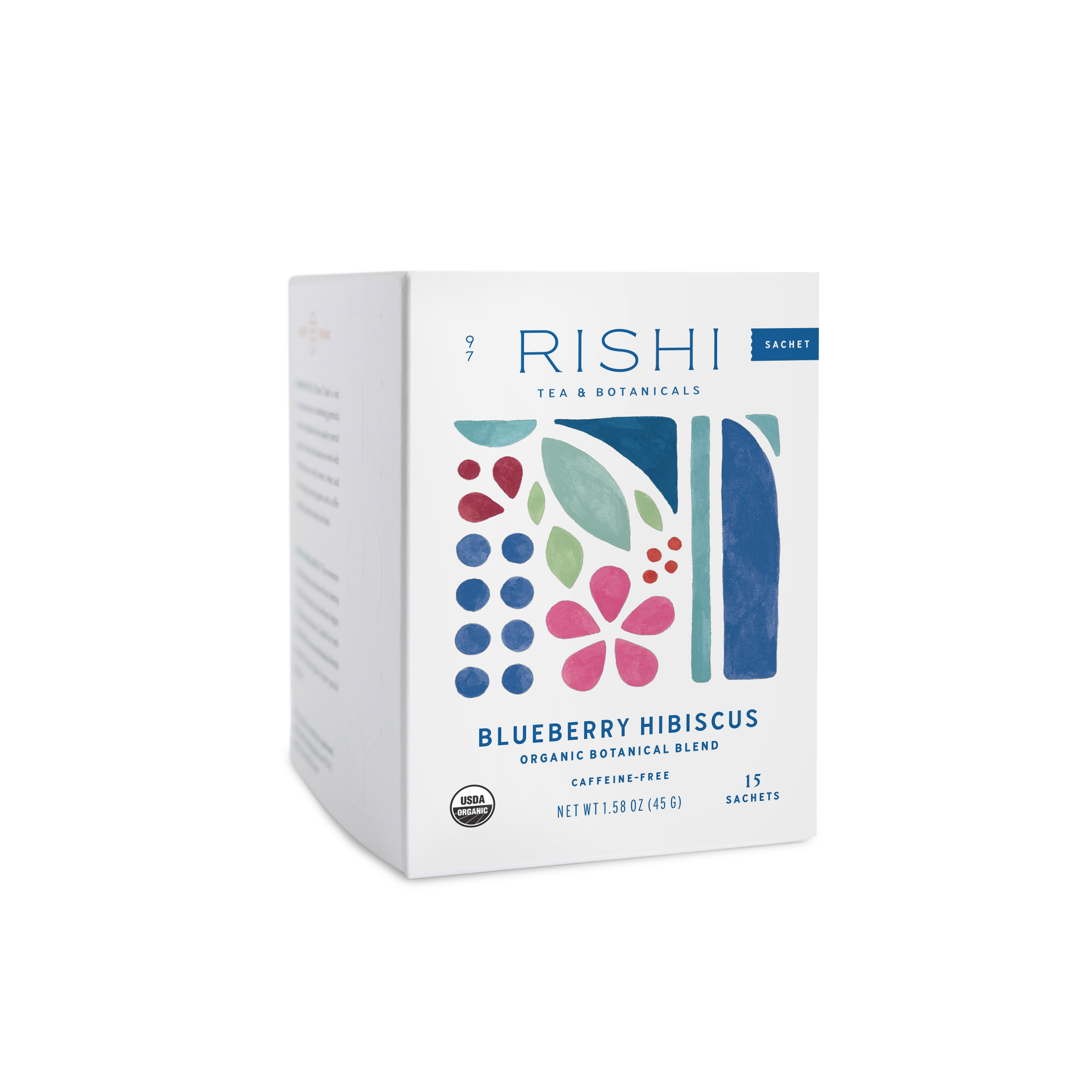 Blueberry Hibiscus Organic Herbal Tea Sachets